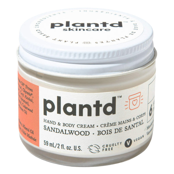 Jar of Plantd Hand & Body Cream Ritual 59ml