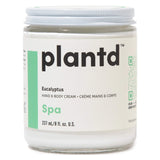 Jar of Plantd Hand & Body Cream Spa 237ml
