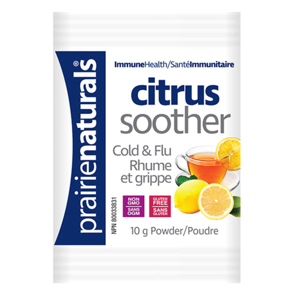 Packet of Prairie Naturals Citrus Soother Cold & Flu 10g 1 Packet
