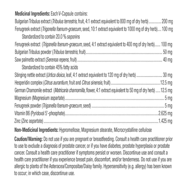 Prairie Naturals Test-Force Information
