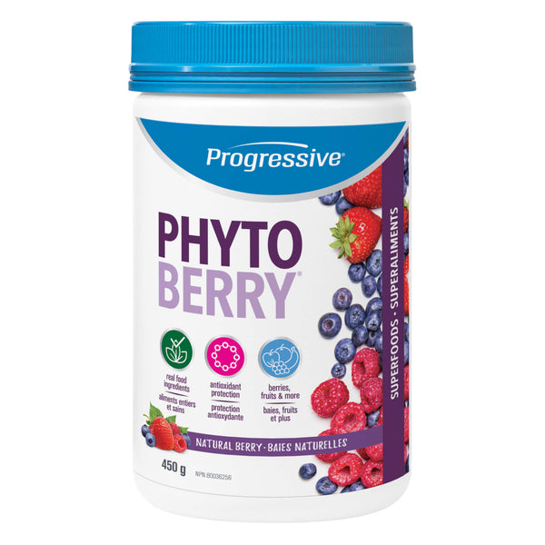 Tub of Progressive PhytoBerry NatrualBerry 450g