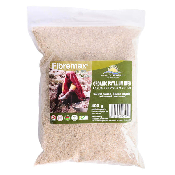 Bag of Source Of Life Organic Psyllium Husk 400g