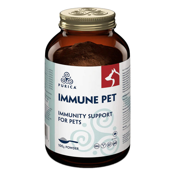 Bottle of Purica Immune Pet 100g