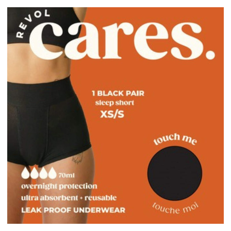 RevolCares SleepShort Black XS/S