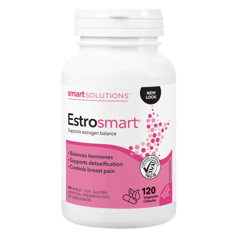 Bottle of SmartSolutions LornaVanderhaeghe EstroSmart 120VegetarianCapsules