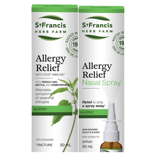 ValuePack of St.FrancisHerbFarm AllergyRelief 50ml+30ml