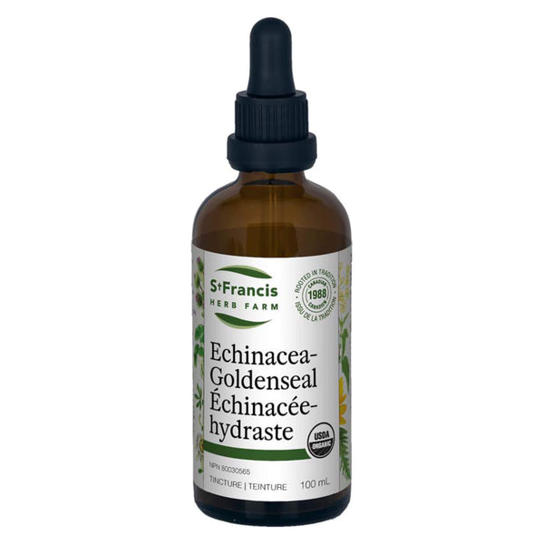 Bottle of St.FrancisHerbFarm EchinaceaGoldenseal 100ml