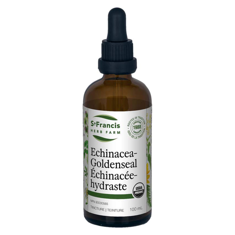 Bottle of St.FrancisHerbFarm EchinaceaGoldenseal 100ml