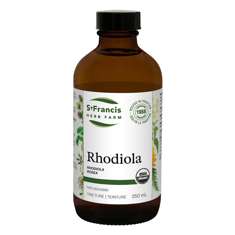 Bottle of St.FrancisHerbFarm Rhodiola 250ml