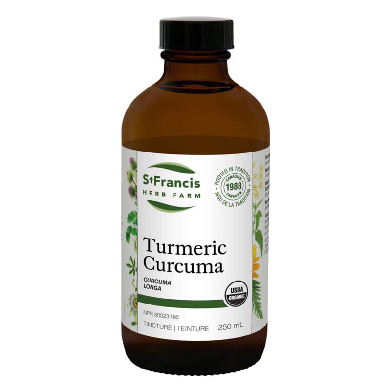 Bottle of St.FrancisHerbFarm Turmeric 250ml