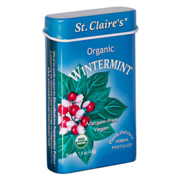 Tin of St.Claire's Wintermints 43g