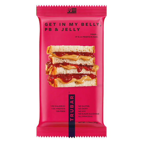 Package of TRUBAR GetInMyBellyPB&Jelly 50g 1Bar