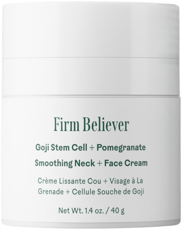 Jar of Three Ships Firm Believer Goji Stem Cell + Pomegranate Smoothing Neck + Face Cream 40g
