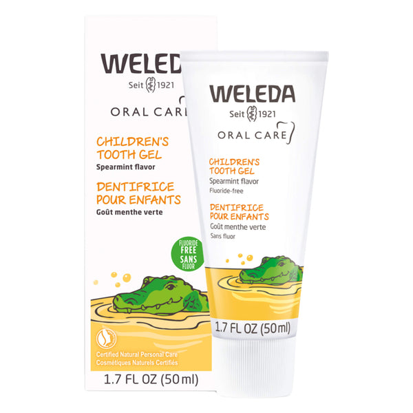 Bottle of Weleda Childrens Tooth Gel Spearmint Flavour 1.7 Ounces
