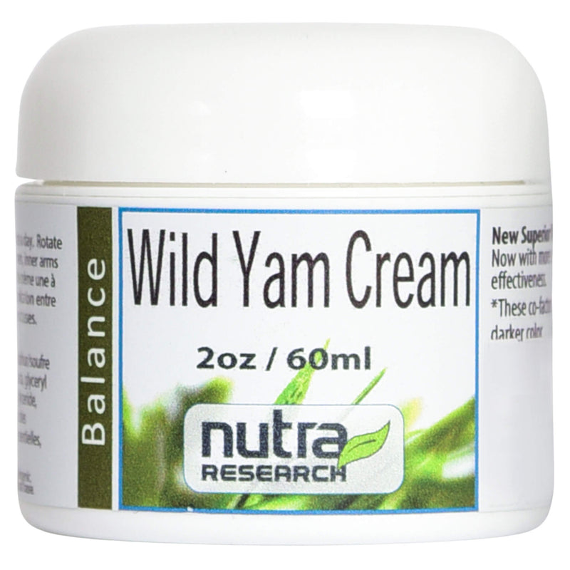 NutraResearch WildYamCream 2oz/60ml