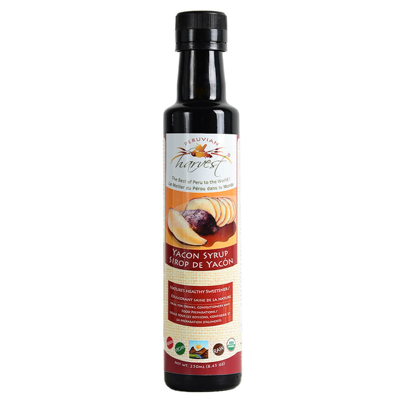 Bottle of PeruvianHarvest YaconSyrup 250ml/8.45oz