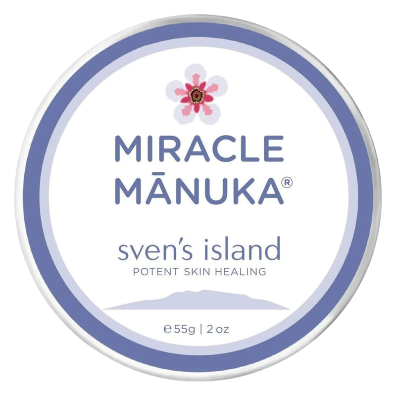 Tin of sven's island MiracleManukaSkinRepairOintment 55g