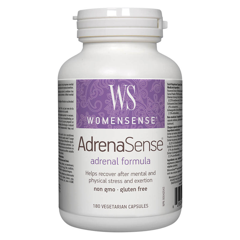 Bottle of AdrenaSense 180 Vegetarian Capsules