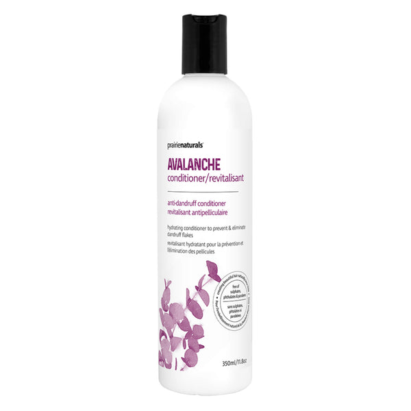 Bottle of Prairie Naturals Avalanche Anti-Dandruff Conditioner 350 Milliliters