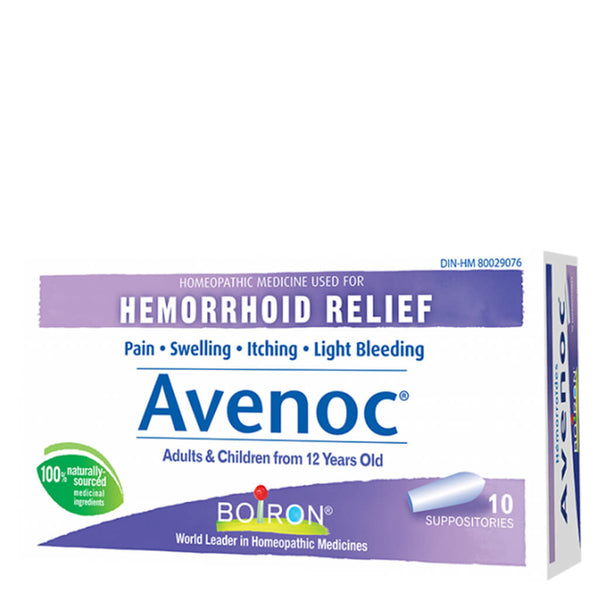 Box of Boiron Avenoc 10 Suppositories