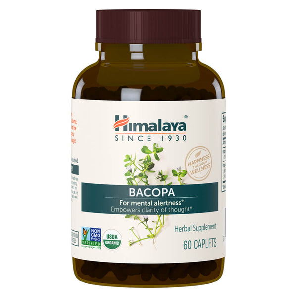 Bottle of Oreganic Bacopa 60 Caplets