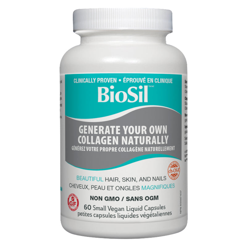 BioSil Hair,Skin,Nails 60SmalVeganLiquidCapsules