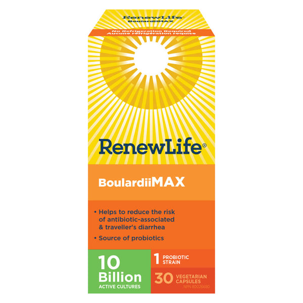 Box of Boulardii Max 10 Billion 30 Vegetable Capsules