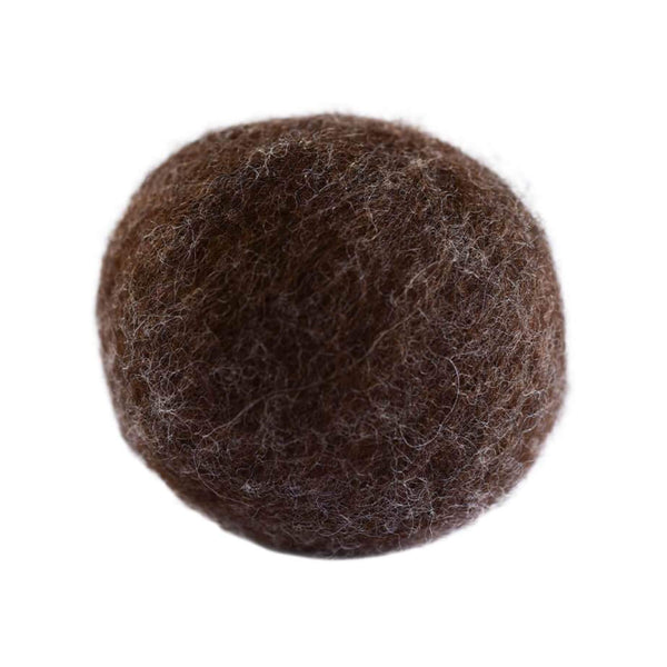 Moss Creek Wool Works Brown Pure Wool Dryer Balls