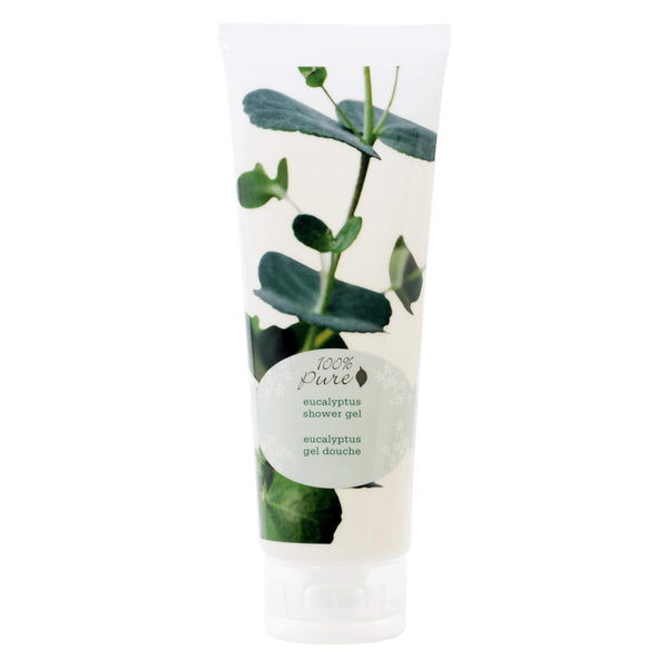 Bottle of 100% Pure Eucalyptus Shower Gel 236 Milliliters