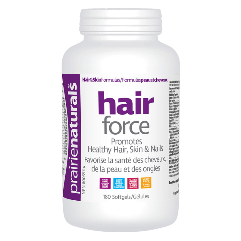 Prairie Naturals Hair Force | Optimum Health Vitamins, Canada