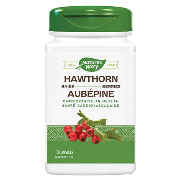 Bottle of Hawthorn Berries 100 Capsules