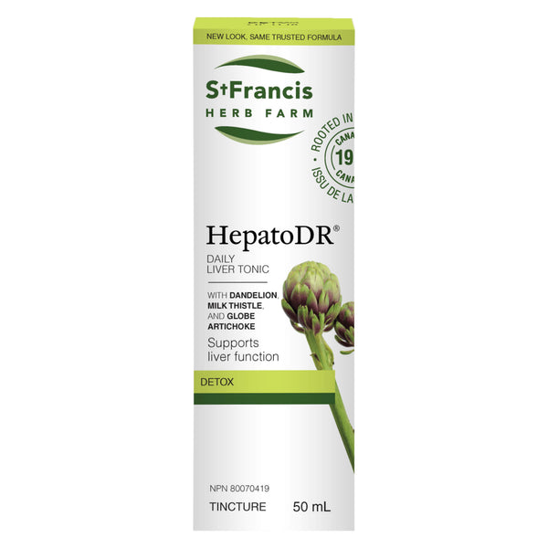 Box of St. Francis Herb Farm HepatoDR Tincture 50 Milliliters