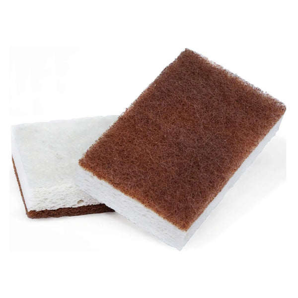 Full Circle In a Nutshell, Walnut Scrubber Sponge 2-Pack