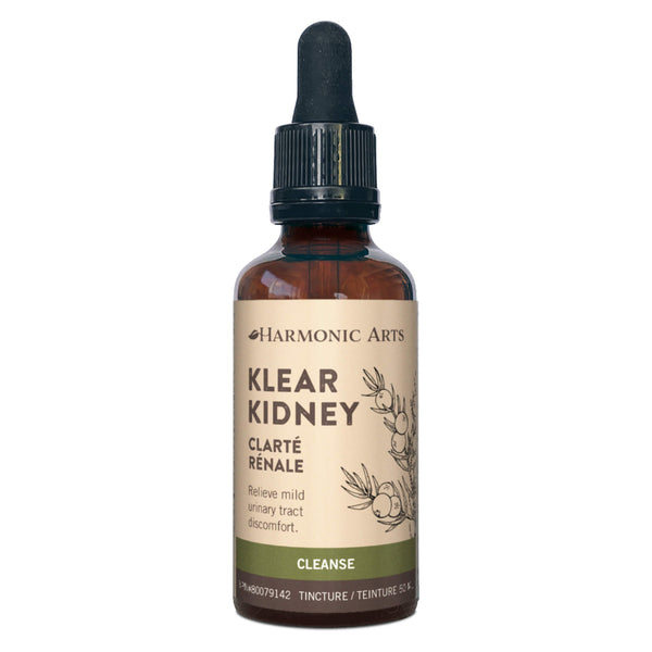 Dropper Bottle of Harmonic Arts Klear Kidney Tincture 50 Milliliters