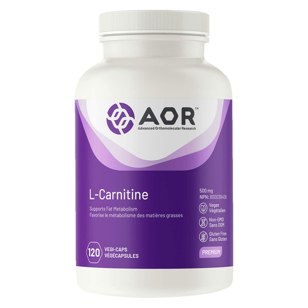 AOR L-Carnitine 500mg 120Vegi-Caps