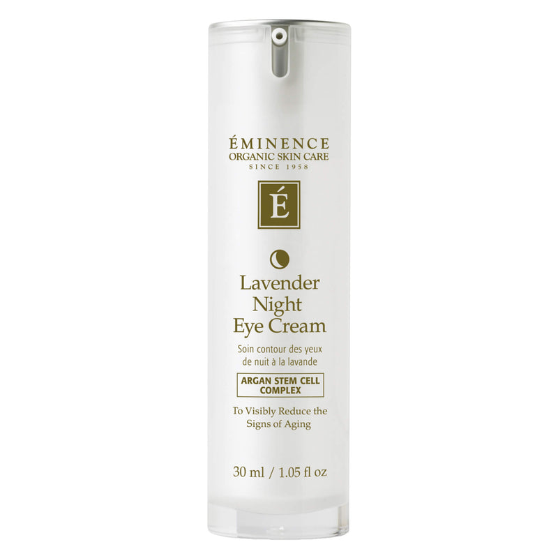 Pump Bottle of Lavender Night Eye Cream 30 Milliliters