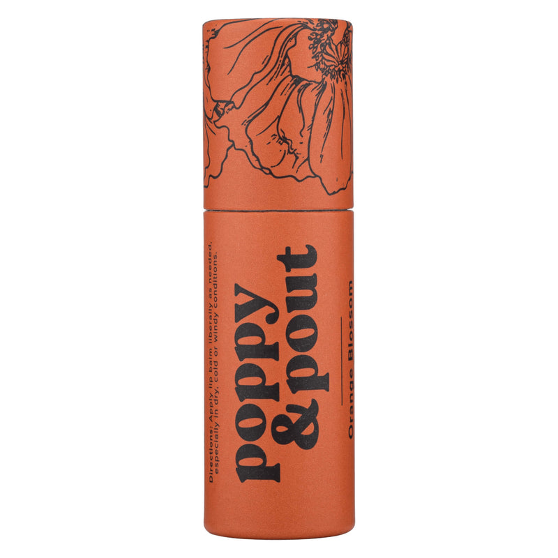 Poppy&Pout LipBalm OrangeBlossom 0.3oz