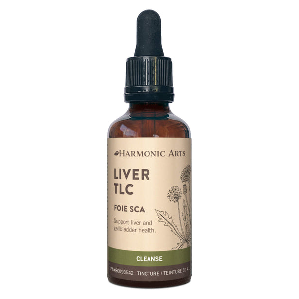 Dropper Bottle of Harmonic Arts Liver TLC Tincture 50 Milliliters