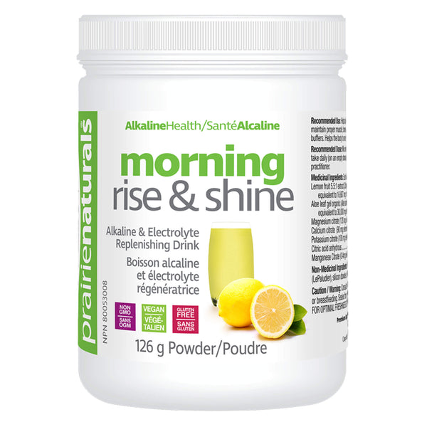 Tub of Prairie Naturals Morning Rise & Shine Drink 126 Grams