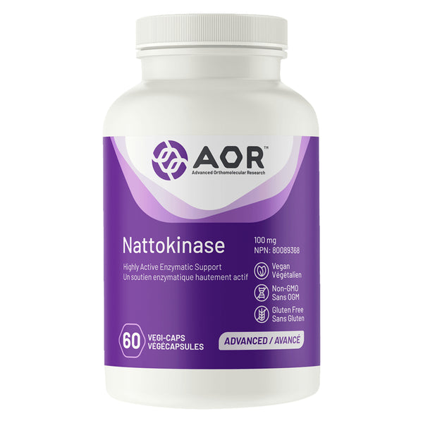 AOR Nattokinase 100mg 60Vegi-Caps