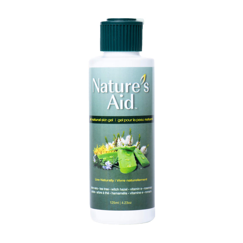 Bottle of Nature's Aid Natural, Multi-Purpose Skin Gel 125 Milliliters