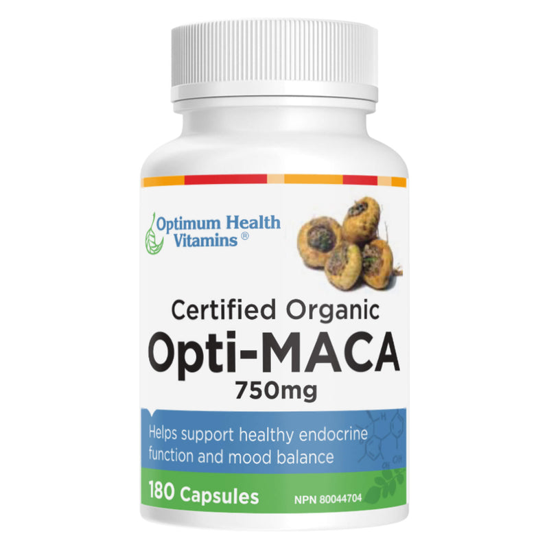 OptimumHealthVitamins Opti-Maca 750mg 180Capsules