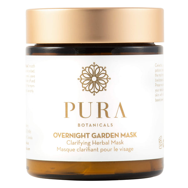 Jar of Pura Botanicals Overnight Garden Mask 4 Ounces