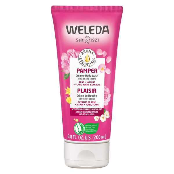 Weleda Pamper Creamy Body Wash Rose + Jasmine + Ylang Ylang Extracts 200ml/6.8floz