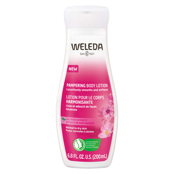 Weleda Pampering Body Lotion Wild Rose Extracts Normal To Dry Skin 200ml/6.8floz