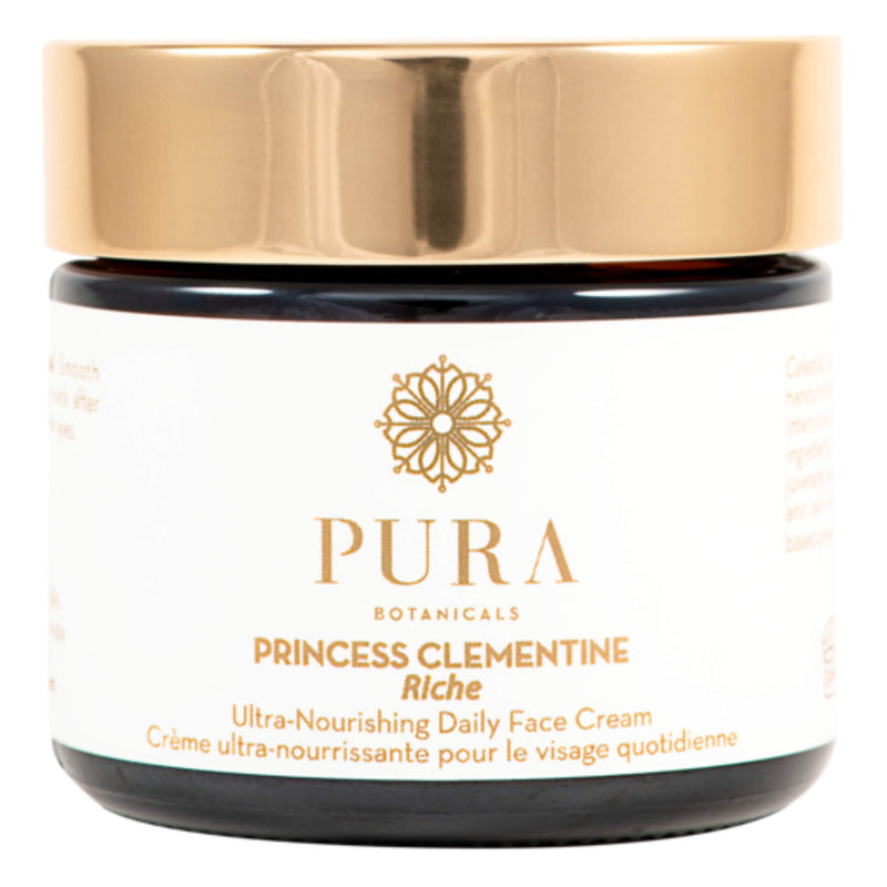 Jar of Pura Botanicals Princess Clementine Riche 2 Ounces