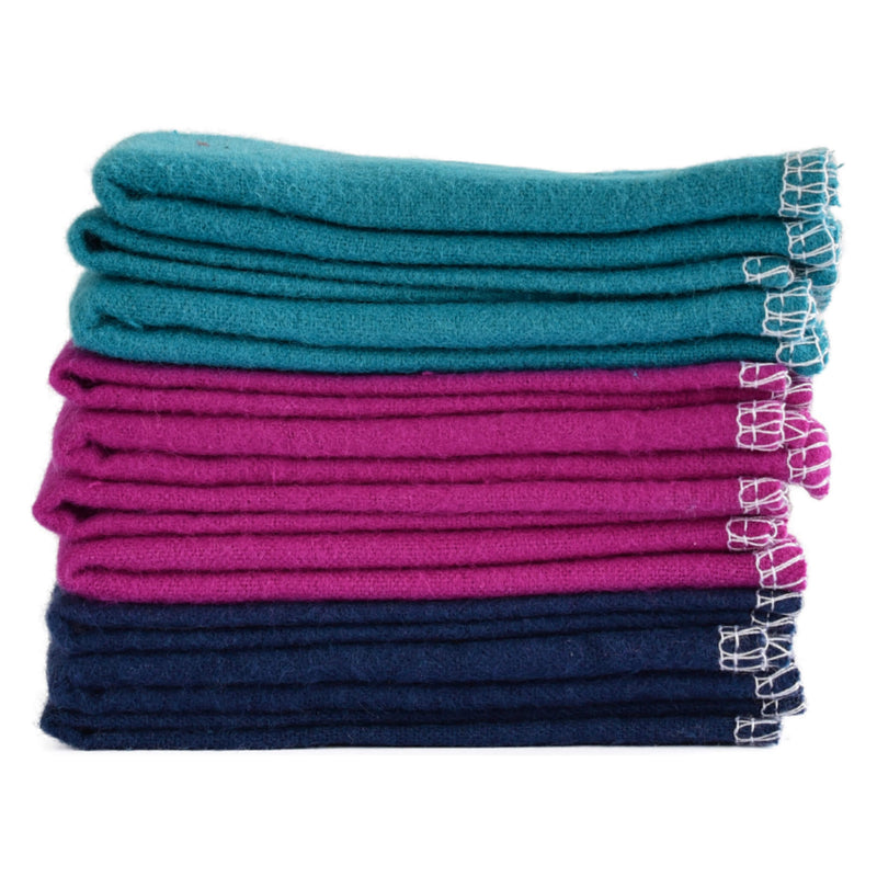 Cheeks Ahoy Reusable Cloth Wipes Jewel Tones 10-Pack