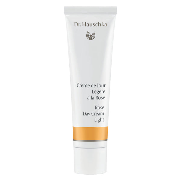 Bottle of Dr. Hauschka Rose Day Cream Light 30 Milliliters