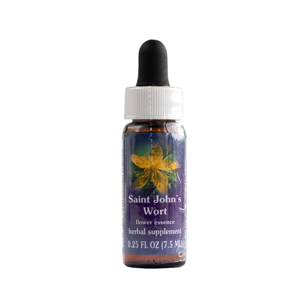 Dropper Bottle of Saint John's Wort Flower Essence 0.25 Fluid Ounces