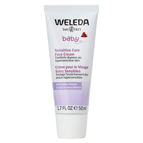 Tube of Weleda Sensitive Care Face Cream - White Mallow 1.7 Ounces